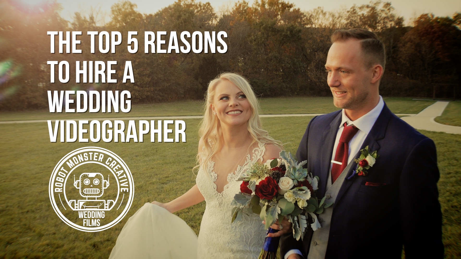 top 5 reasons to hire a wedding videographer